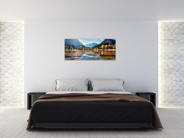 Tablou - Lacul Jasna, Gozd Martuljek, Alpii Iulieni, Slovenia (120x50 cm)
