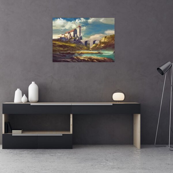 Tablou - Castelul medieval (70x50 cm)