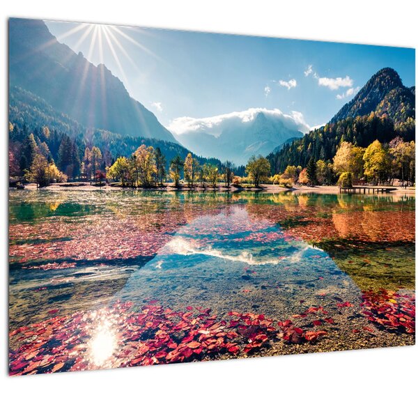 Tablou - Lacul Jasna, Gozd Martuljek, Alpii Iulieni, Slovenia (70x50 cm)