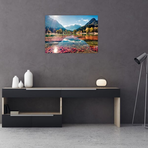 Tablou - Lacul Jasna, Gozd Martuljek, Alpii Iulieni, Slovenia (70x50 cm)
