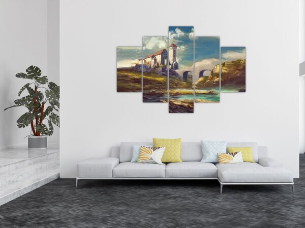 Tablou - Castelul medieval (150x105 cm)