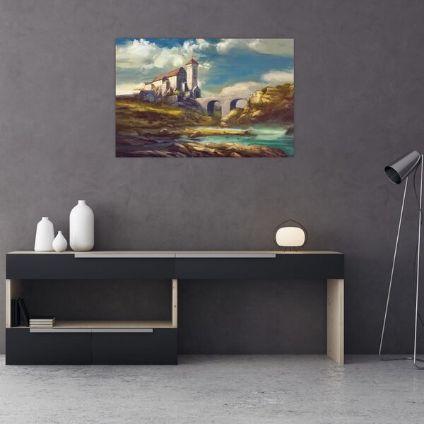 Tablou - Castelul medieval (90x60 cm)