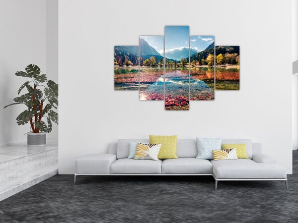 Tablou - Lacul Jasna, Gozd Martuljek, Alpii Iulieni, Slovenia (150x105 cm)