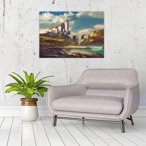 Tablou - Castelul medieval (70x50 cm)