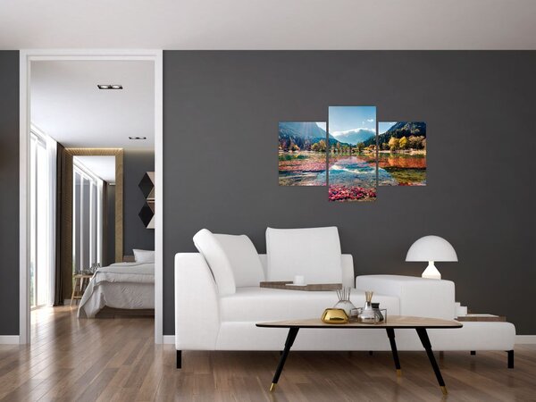 Tablou - Lacul Jasna, Gozd Martuljek, Alpii Iulieni, Slovenia (90x60 cm)