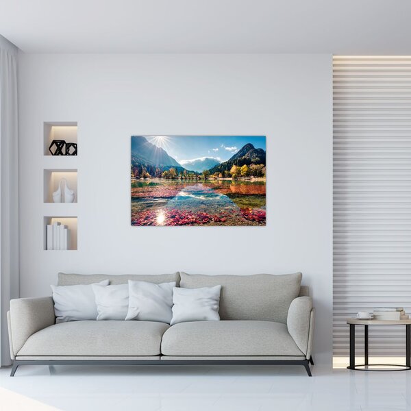 Tablou - Lacul Jasna, Gozd Martuljek, Alpii Iulieni, Slovenia (90x60 cm)