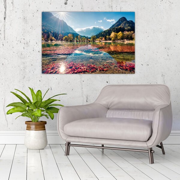 Tablou - Lacul Jasna, Gozd Martuljek, Alpii Iulieni, Slovenia (90x60 cm)