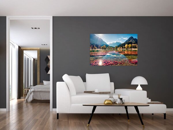 Tablou - Lacul Jasna, Gozd Martuljek, Alpii Iulieni, Slovenia (90x60 cm)