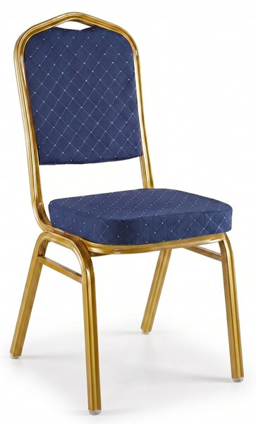 Scaun Hilton pentru conferinta si evenimente, Rosu - Albastru, 45x51x96 cm