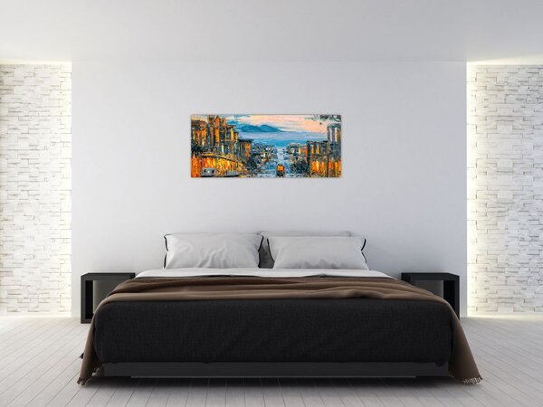 Tablou - Telecabină, San Francisco (120x50 cm)
