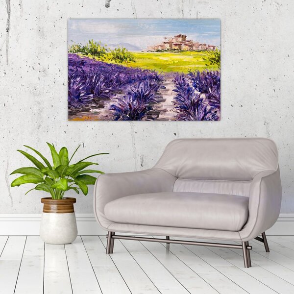 Tablou - Provence, Franța, pictură în ulei (90x60 cm)