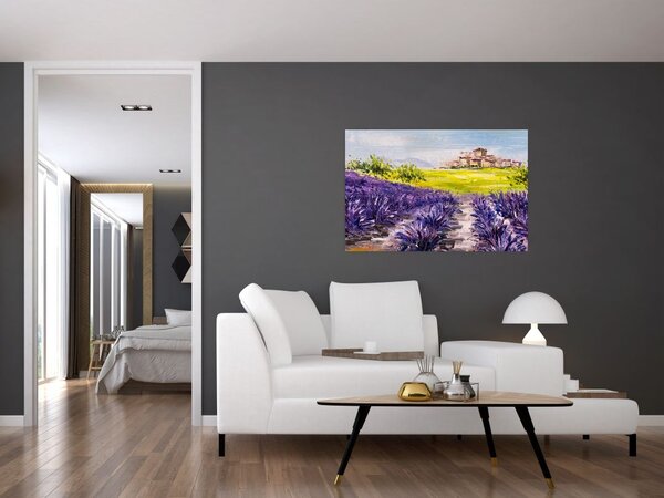 Tablou - Provence, Franța, pictură în ulei (90x60 cm)
