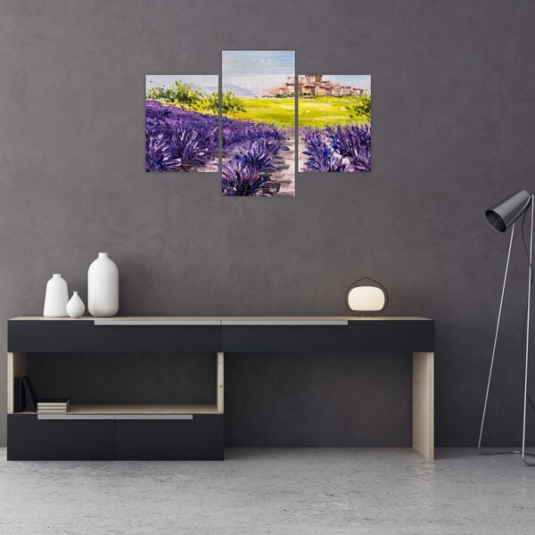 Tablou - Provence, Franța, pictură în ulei (90x60 cm)