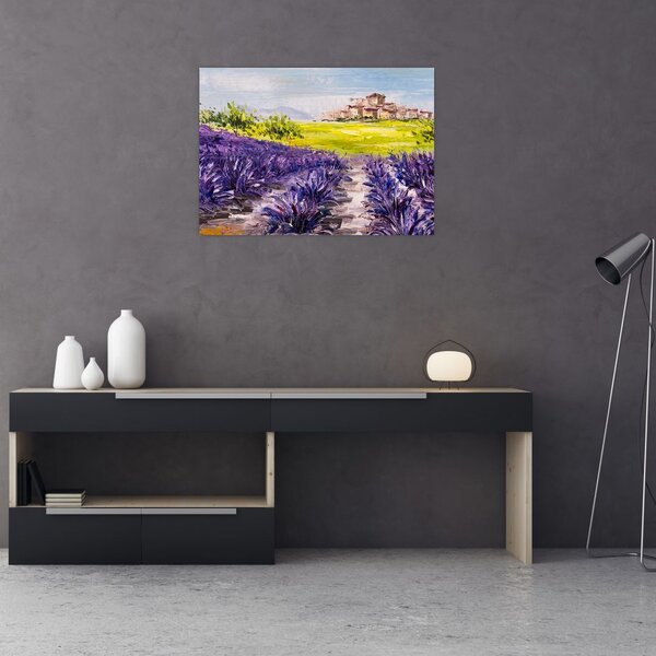 Tablou - Provence, Franța, pictură în ulei (70x50 cm)