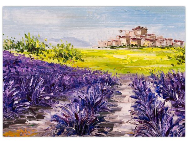 Tablou - Provence, Franța, pictură în ulei (70x50 cm)