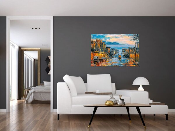 Tablou - Telecabină, San Francisco (90x60 cm)