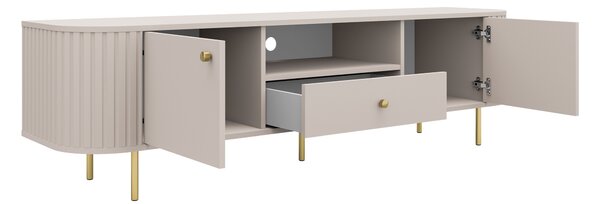 Comodă TV Lento 181 cm cu sertar - bej nisipiu