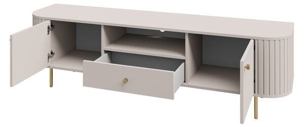 Comodă TV Lento 181 cm cu sertar - bej nisipiu