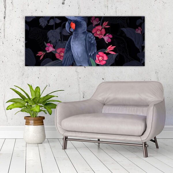 Tablou - Păpădia între flori (120x50 cm)