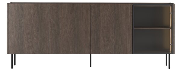Comodă patru uși Dunari 220 cm - stejar Dunin