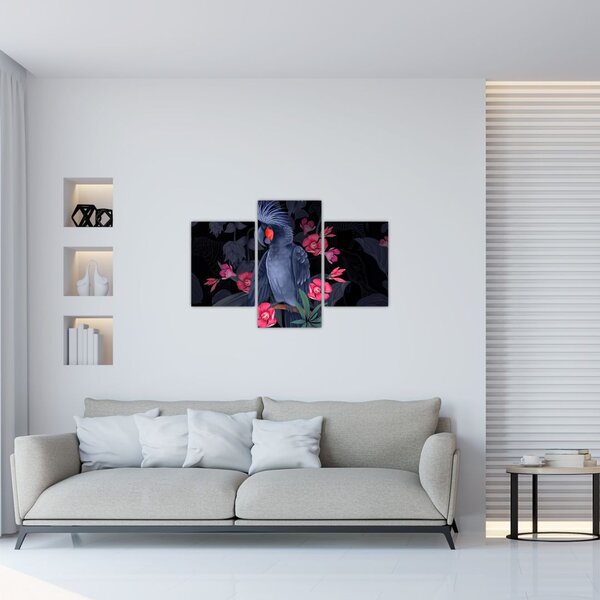 Tablou - Păpădia între flori (90x60 cm)