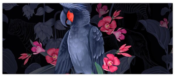 Tablou - Păpădia între flori (120x50 cm)