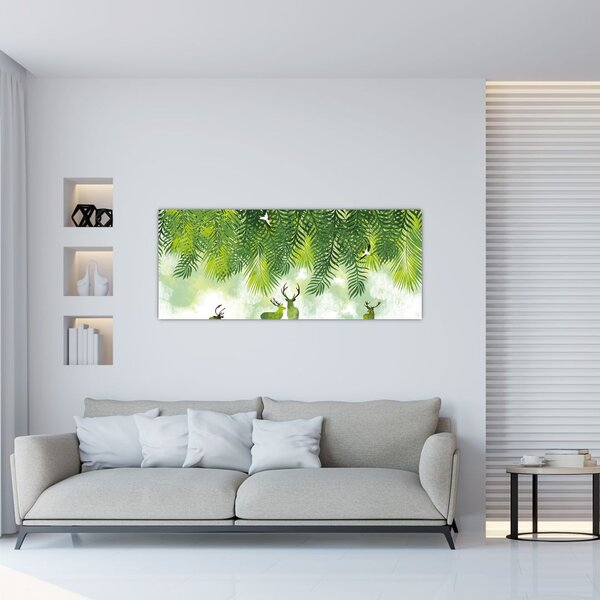 Tablou - Ceb în pădure (120x50 cm)