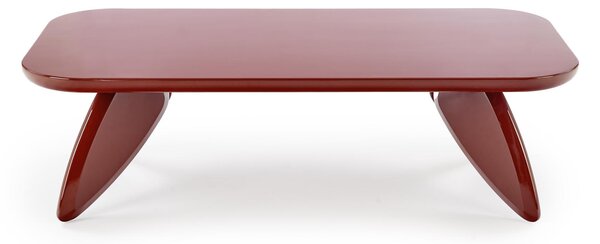 Măsuță de cafea dreptunghiulară Lumis 120 cm - burgund