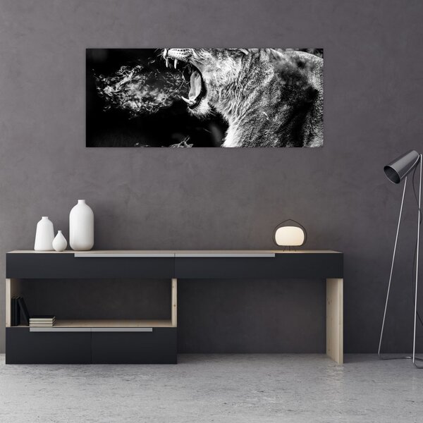 Tablou - Portretul unei leoaice (120x50 cm)