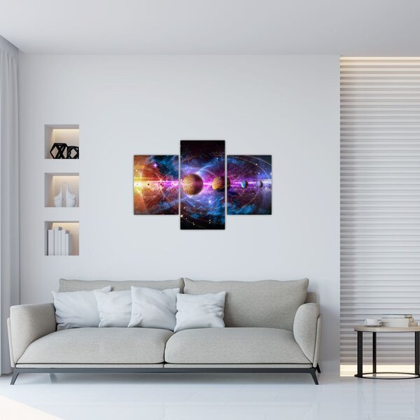 Tablou - Sistemul solar (90x60 cm)