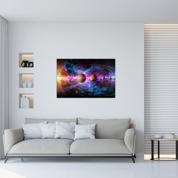 Tablou - Sistemul solar (90x60 cm)