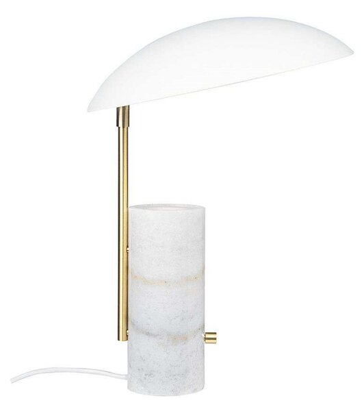 DFTP by Nordlux Lampă de masă Mademoiselles, soclu marmură, alb, Alb, Camera de zi / sufragerie, Piatră, Design
