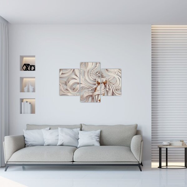 Tablou - Zeița motiv floral (90x60 cm)
