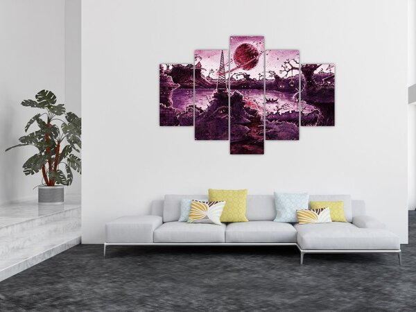 Tablou - Sat fermecat (150x105 cm)