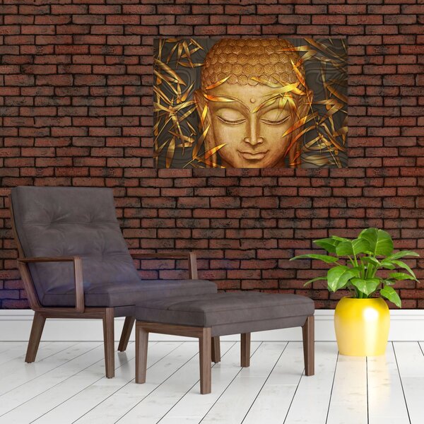 Tablou - Buddha de aur (90x60 cm)