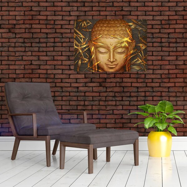 Tablou - Buddha de aur (70x50 cm)