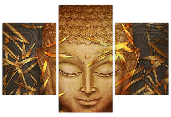 Tablou - Buddha de aur (90x60 cm)