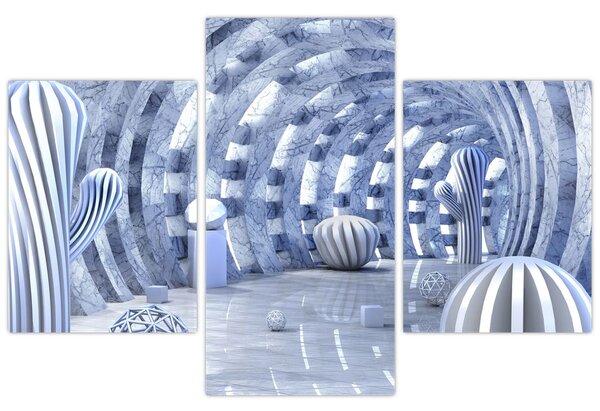 Tablou - 3D Abstract (90x60 cm)