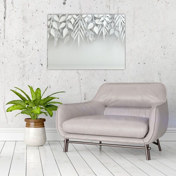 Tablou - Frunze de plasitic (70x50 cm)