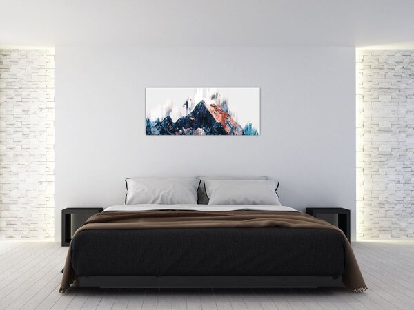 Tablou - Pădure, abstrecție (120x50 cm)