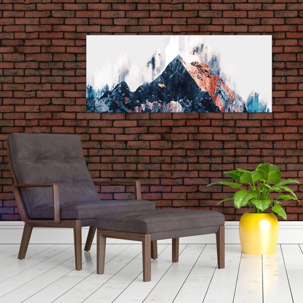 Tablou - Pădure, abstrecție (120x50 cm)