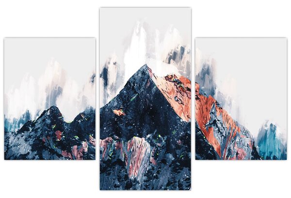 Tablou - Pădure, abstrecție (90x60 cm)