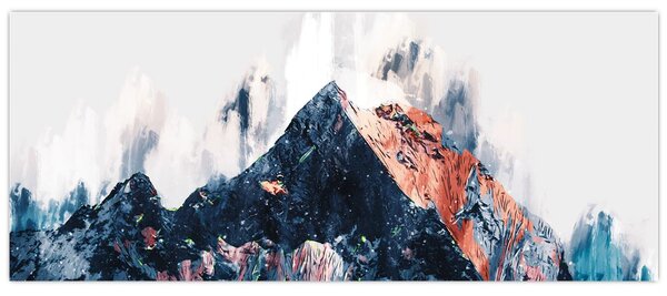 Tablou - Pădure, abstrecție (120x50 cm)