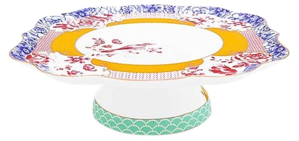 Tavă din porțelan, pentru tort, Pip Studio, 24x24 cm, colecția Royal Multi