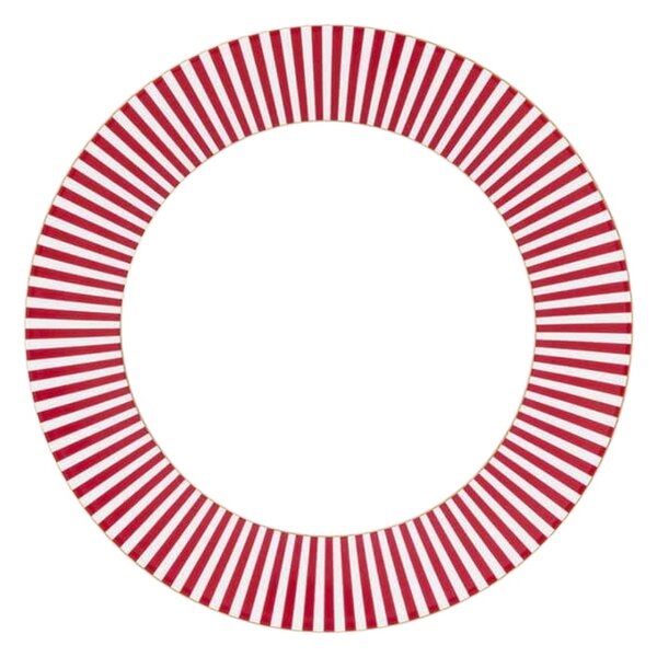 Farfurie din porțelan, Pip Studio, Pink, 17 cm, colecția Royal Stripes