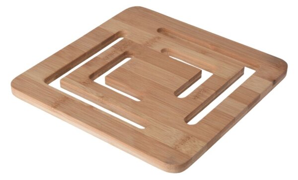 Suport din Bambus pentru Vase Fierbinți – 20x20x1 cm, Excellent Houseware
