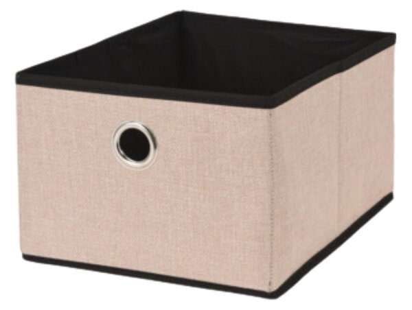 Cutie depozitare, deschisă, culoarea crem, 32x25x8 cm, Storage Solutions