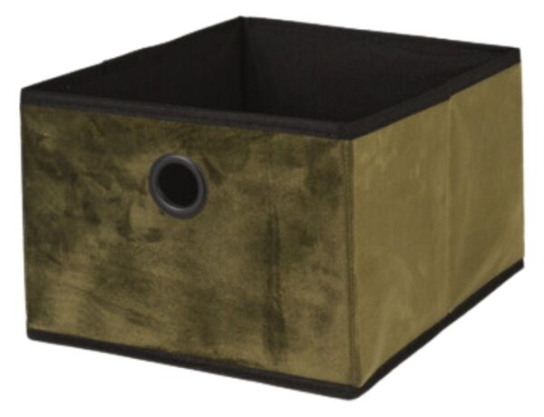 Cutie depozitare, deschisă, culoarea verde, 32x25x8 cm, Storage Solutions