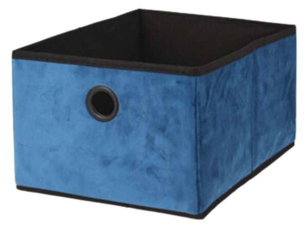 Cutie depozitare, deschisă, culoarea albastru, 32x25x8 cm, Storage Solutions