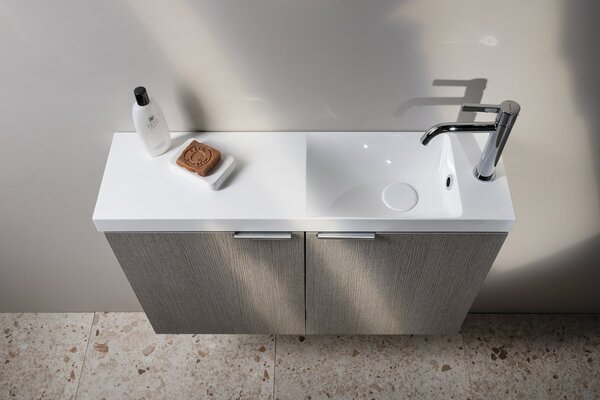 Sapho Sapho, Dulap lavoar LATUS X 78.8x50x22cm, pin rustic, LT110-SET04